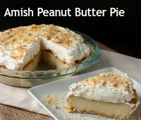 Amish Peanut Butter Pie